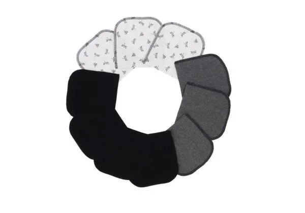 NoWaste Wrapping NoWaste Wrapping Feuchttücher Box waschbar wiederverwendbar Baby ver. Motive, Schwarz / libelle, – Produktbild 3 von 3