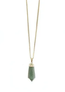 Crystal and Sage Aventurin Halskette vergoldet von Crystal and Sage – Produktbild 1 von 1