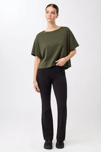 mandala mandala Boxy Tee, Leaf (grün), – Produktbild 4 von 4