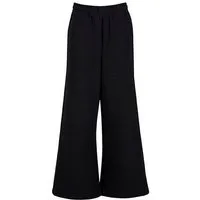 New Morning Studios New Morning Studios Ladies Sweathose Jogginghose mit weitem Bein, Schwarz, – Produktbild 1 von 1