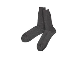 grödo Damen und Herren Socken Bio-Baumwolle Bio-Schurwolle Feinripp anthrazit Gr.37-38 – Produktbild 1 von 1