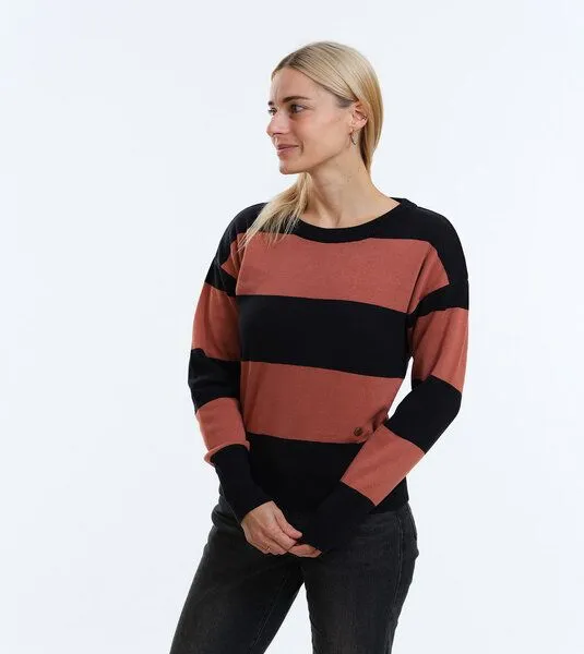 Gary Mash GARY MASH Kurzer Strickpulli May aus Biobaumwolle, Blockstreifen (mehrfarbig), – Produktbild 3 von 4