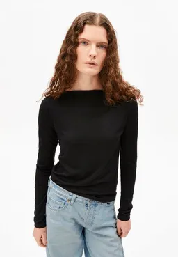 ARMEDANGELS ARMEDANGELS BOAT NECK Damen Longsleeve aus TENCEL Lyocell Mix – Produktbild 1 von 1