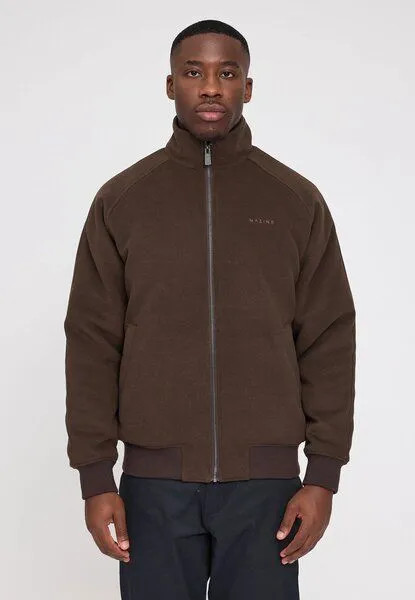 Mazine Mazine Vegan Wool Blouson Jacke - Black Coffee – Produktbild 2 von 3