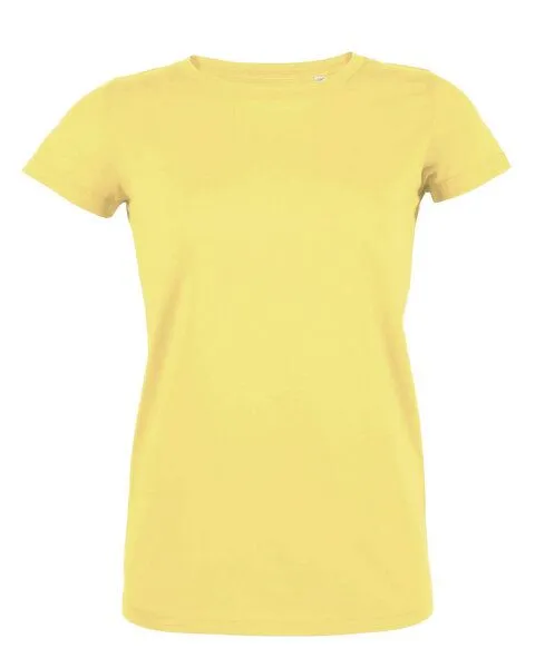 University of Soul University of Soul Damen T-Shirt aus Bio-Baumwolle "Lara", Maisgelb, – Produktbild 1 von 1
