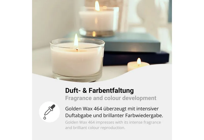 DistrEbution Duftkerze Kerzenwachs Golden Wax 464 Premium Sojawachs Pastillen für Kerzen – Produktbild 6 von 6