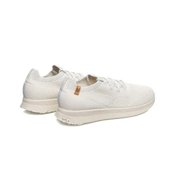 SAOLA SAOLA Vegane Sneakers - leicht, Slip-On, komfortabel - Tsavo 3 W, White silver, – Produktbild 3 von 3