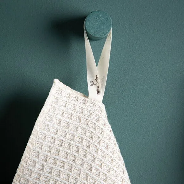 nahtur-design nahtur-design Lodendecke | Warme Wolldecke | Kuscheldecke aus 100% Schurwolle, Blau/schwarz (blau), – Produktbild 4 von 8