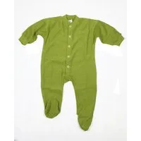 Cosilana Cosilana Baby Schlafanzug 1-tlg mit Fuss Woll-Frottee, Gruen, – Produktbild 1 von 1