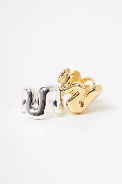noemvri fashion label noemvri fashion label gewölbter Ring Britti, Silber, – Produktbild 2 von 2