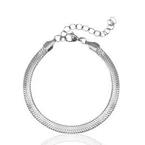 ELEKTROPULLI Armband ca. 22 cm x 3mm (inkl. 5cm Verlängerungskette) Elektropulli, Silber, – Produktbild 1 von 1