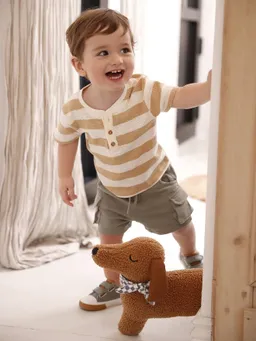 Vertbaudet Baby Cargo-Shorts aus Sweatware – Produktbild 1 von 1