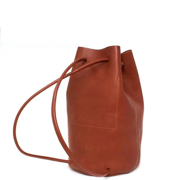 Marin et Marine Marin et Marine Crossover Leder Rucksack, Marron, – Produktbild 2 von 2