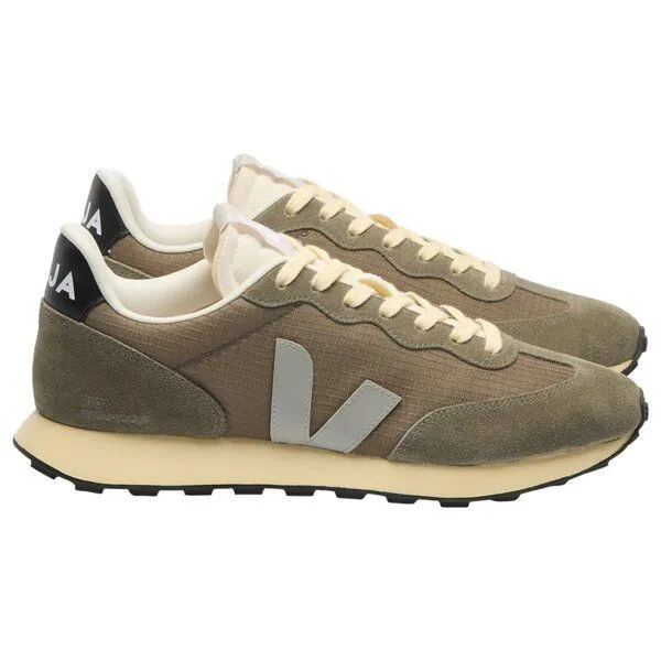 Veja Veja Herren-Sneaker Rio Branco II Ripstop Kaki Oxford Grey Black – Produktbild 2 von 8