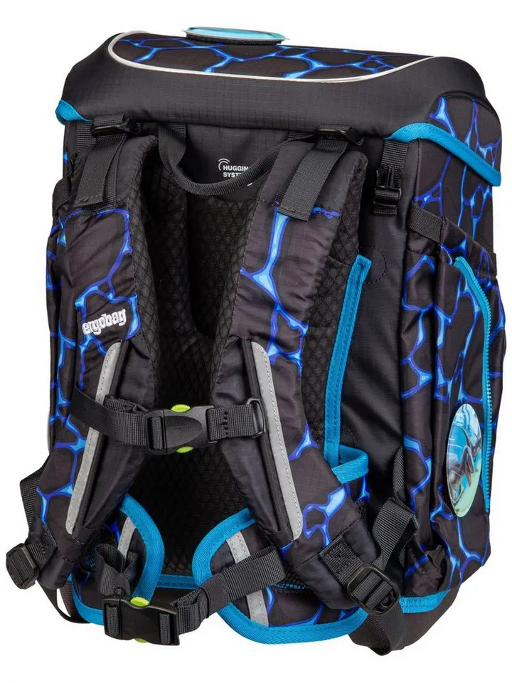 Ergobag Ergobag Schulranzen Schulranzen-Set CUBO LIGHT Bärassic Garden 5-teilig (5-teilig), Superleicht, Hugging-Rückensystem, für kleine/schmale Kinder, Blau, – Produktbild 5 von 8