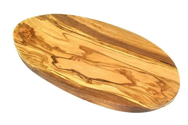 Olivenholz erleben Olivenholz erleben Frühstücksbrett OVAL aus Olivenholz – Produktbild 4 von 5