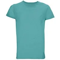 Sol's Sol's Herren T-Shirt Kurzarm Rundhals aus Bio - Baumwolle, Pool blue, – Produktbild 3 von 3