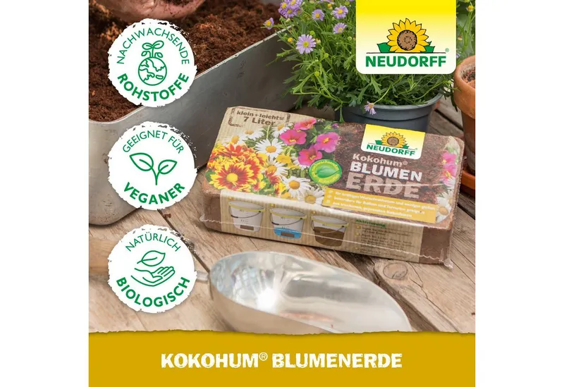 Neudorff Pflanzerde Kokohum Blumenerde, 1 Brikett – Produktbild 6 von 6