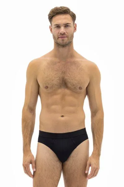 Barrio 13 Barrio 13 Herren Slips 5er Pack Unterhosen aus Baumwolle, 2x schwarz 2x blau 1x grau, – Produktbild 2 von 3