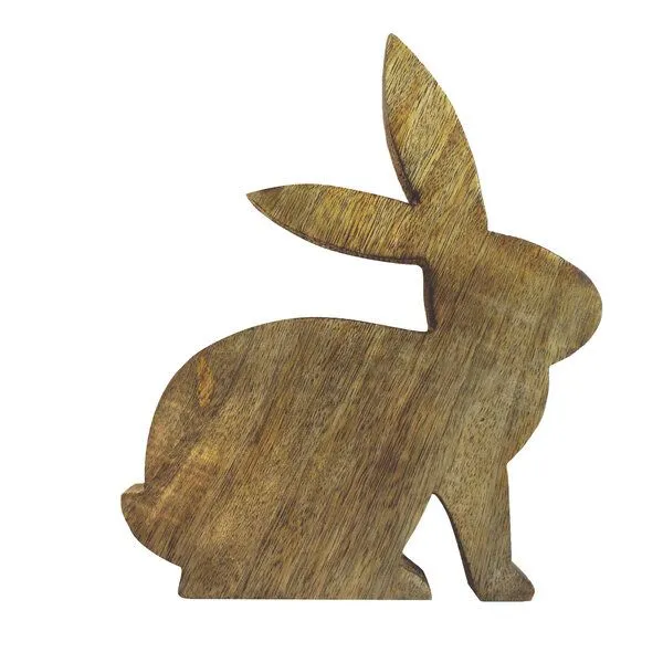Mitienda Shop Mitienda Shop Handgemachter Osterhase Willy aus Holz 20cm – Produktbild 1 von 2