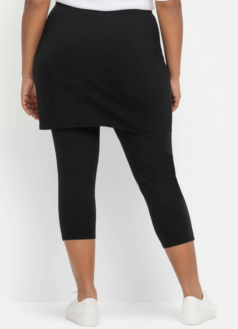 sheego by Joe Browns Rockleggings, Schwarz, – Produktbild 1 von 2