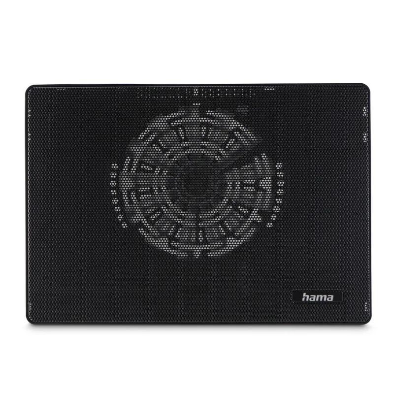 Hama Hama "Laptop-Kühler ""Slim"", ultraflach, leise, leicht, bis 40 cm (15,6""), Schwarz (00126808)" – Produktbild 1 von 5