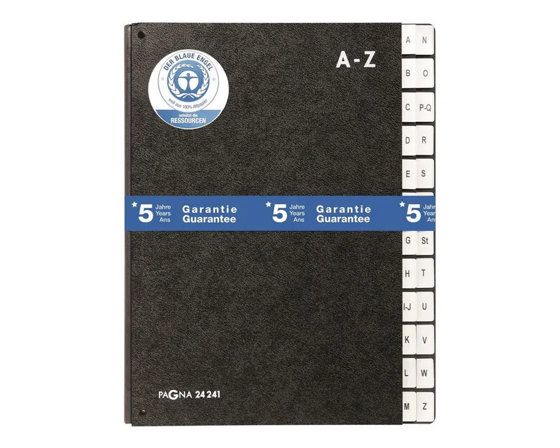 Pagna Pagna Pultordner Taben A-Z, 24-teilig schwarz – Produktbild 5 von 6
