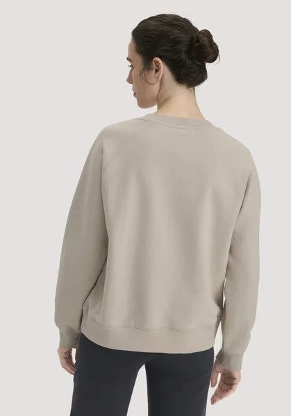 hessnatur hessnatur Sweatshirt Relaxed aus Bio-Baumwolle mit recycelter Baumwolle, Perlmutt, – Produktbild 2 von 4