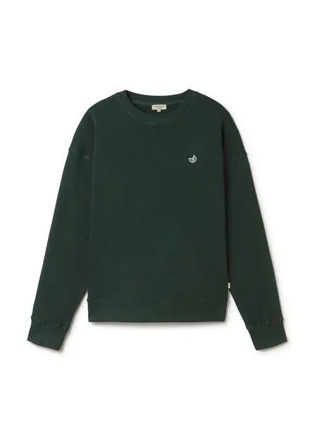 TWOTHIRDS TWOTHIRDS Sweatshirt aus Bio-Baumwolle Hagenmiddle, Dark green, – Produktbild 1 von 3