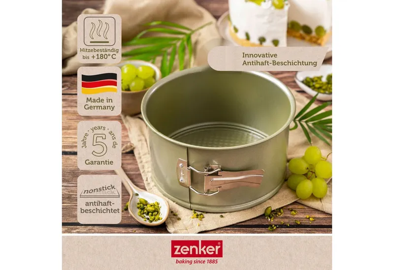 ZENKER ZENKER Springform Ø 18 cm mit hohem Rand – 18er Kuchenbackform mit Antihaftbeschichtung – Produktbild 2 von 5