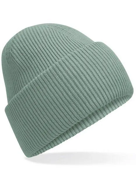 Beechfield Beechfield Damen / Herren Klassische Mütze mit tiefem Umschlag 30, Dusty grün, – Produktbild 1 von 2
