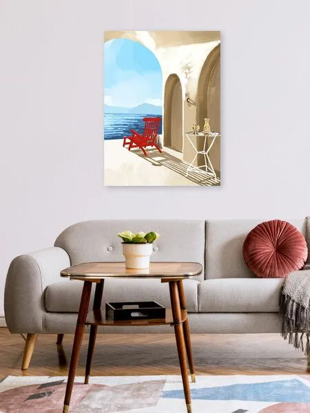 Photocircle Photocircle Poster / Leinwandbild - Solitude By The Sea – Produktbild 2 von 4