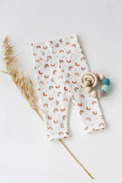 NoniKids Berlin Baby Leggings *Regenbogen* Bio Baumwolle | NoniKids Berlin – Produktbild 3 von 3
