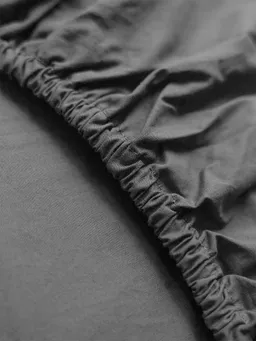 erlich textil erlich textil Cotton Select Spannbettlaken für Unisex aus Baumwolle in dunkelgrau – Produktbild 1 von 1