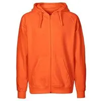 Neutral Neutral® Herren Unisex College Hoodie Zoodie Hoody Kapuzenjacke Sweatjacke, Orange, – Produktbild 1 von 1