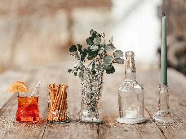 MaBe MaBe 16x Aperol Gläser aus der 0,7l Flasche ohne Glashalm – Produktbild 4 von 4