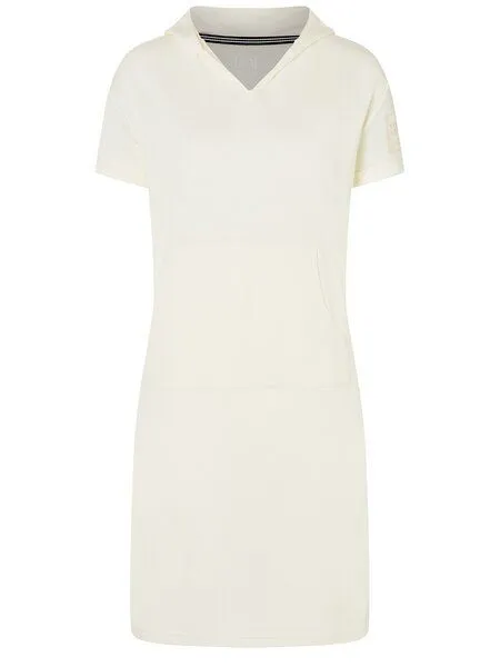 Super.Natural Super.Natural Kleid HOODED BIO DRESS kurz, Merino, Fresh white, – Produktbild 4 von 4