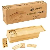 pandoo pandoo Domino Doppel 6 aus Bambus | Legespiel mit 28 Dominosteinen – Produktbild 1 von 1