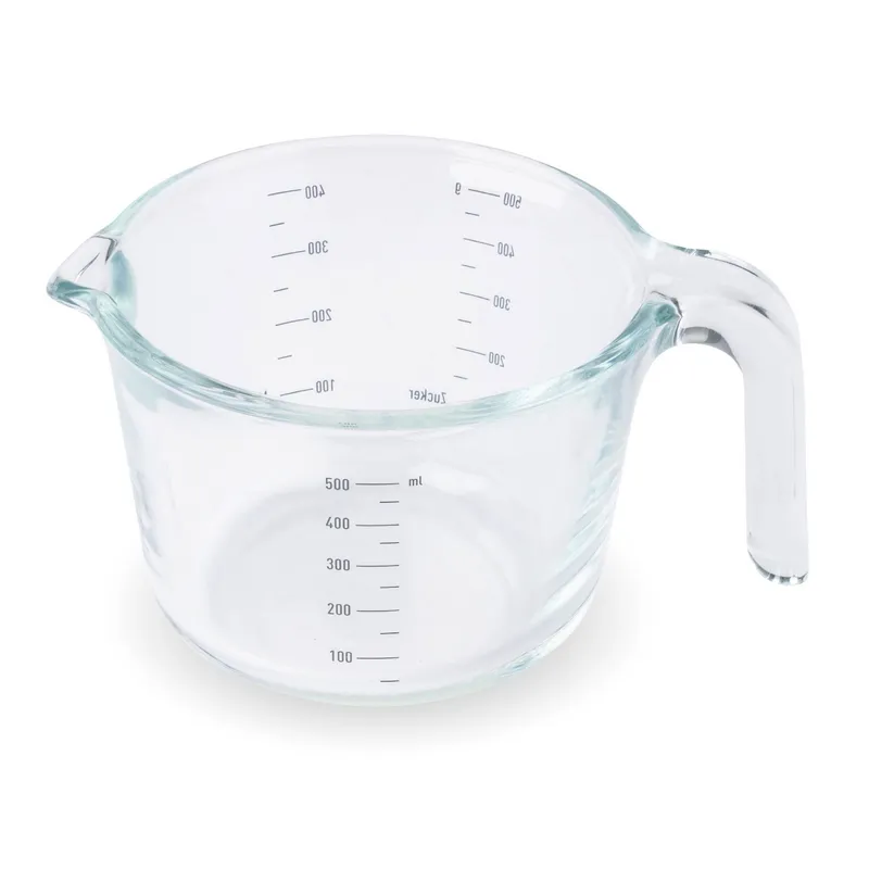 Chefkoch trifft Fackelmann Chefkoch trifft Fackelmann Messbecher Alles aus Glas, 500ml – Produktbild 1 von 3