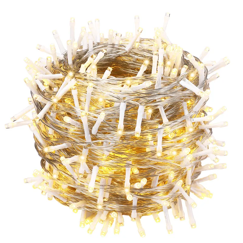 Casaria® Casaria Lichterkette 200 LED transparentes Kabel 20m warm weiß – Produktbild 1 von 1