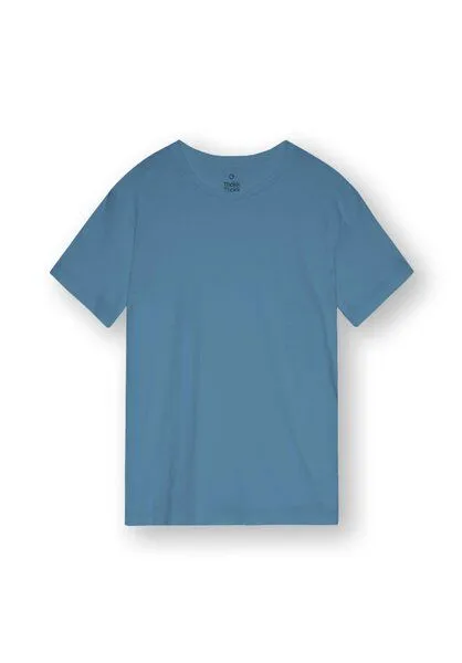THOKKTHOKK ThokkThokk TT02 T-Shirt Herren (GOTS, vegan, Bio-Baumwolle), Sea blue (blau), – Produktbild 6 von 6