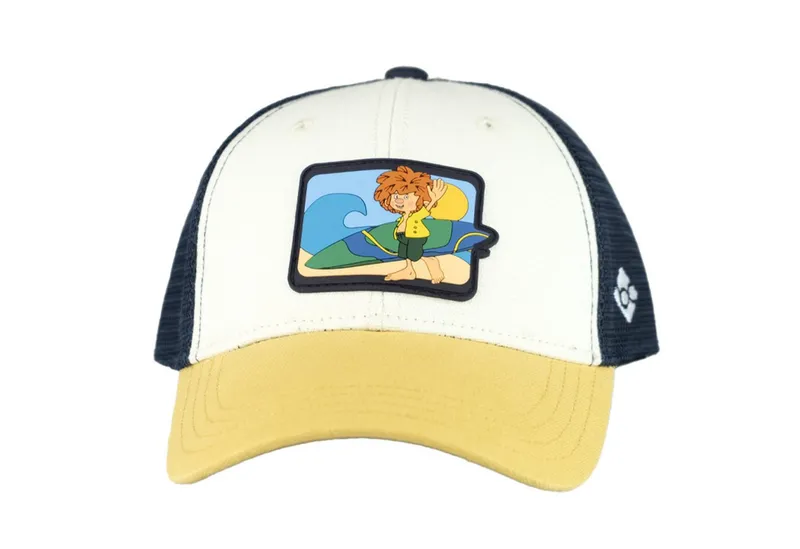 Bavarian Caps Bavarian Caps Trucker Cap Bavarian Caps Cap "Pumuckl surft" - multi (Curved) one size (Basecap, Basecap, Trucker Kappe, Meshcap), Bunt, – Produktbild 2 von 4