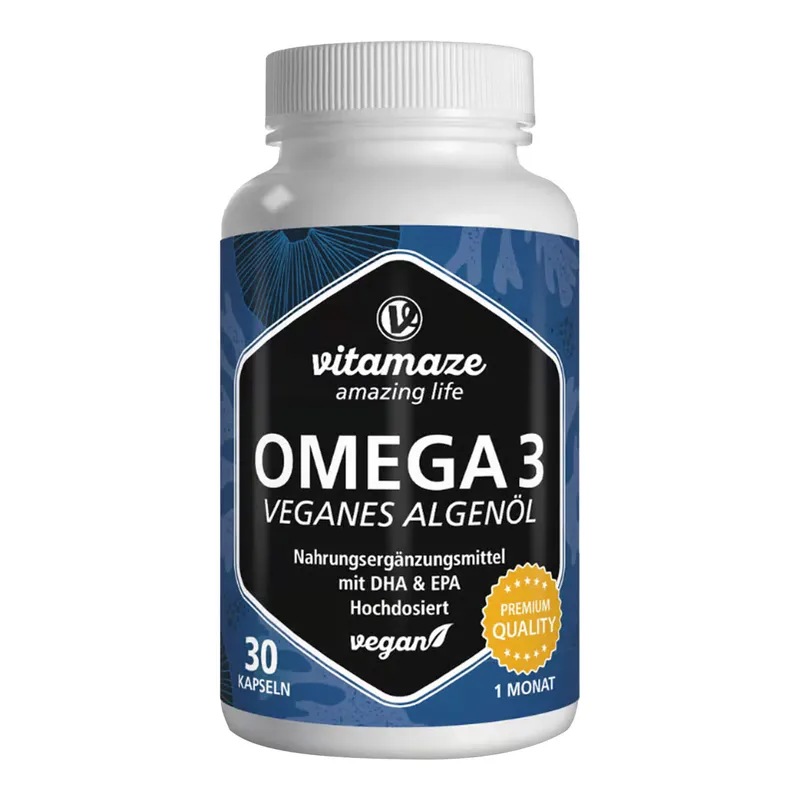 vitamaze Vitamaze Omega 3 Veganes Algenöl Kapseln – Produktbild 1 von 1