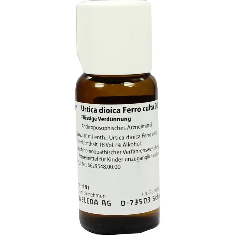 Weleda WELEDA URTICA DIOICA FERRO culta D 2 Dilution 50 ml Dilution – Produktbild 1 von 1