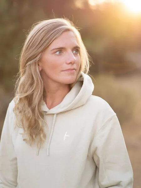 FUXBAU FUXBAU fux Hoodie, Beige, – Produktbild 4 von 4