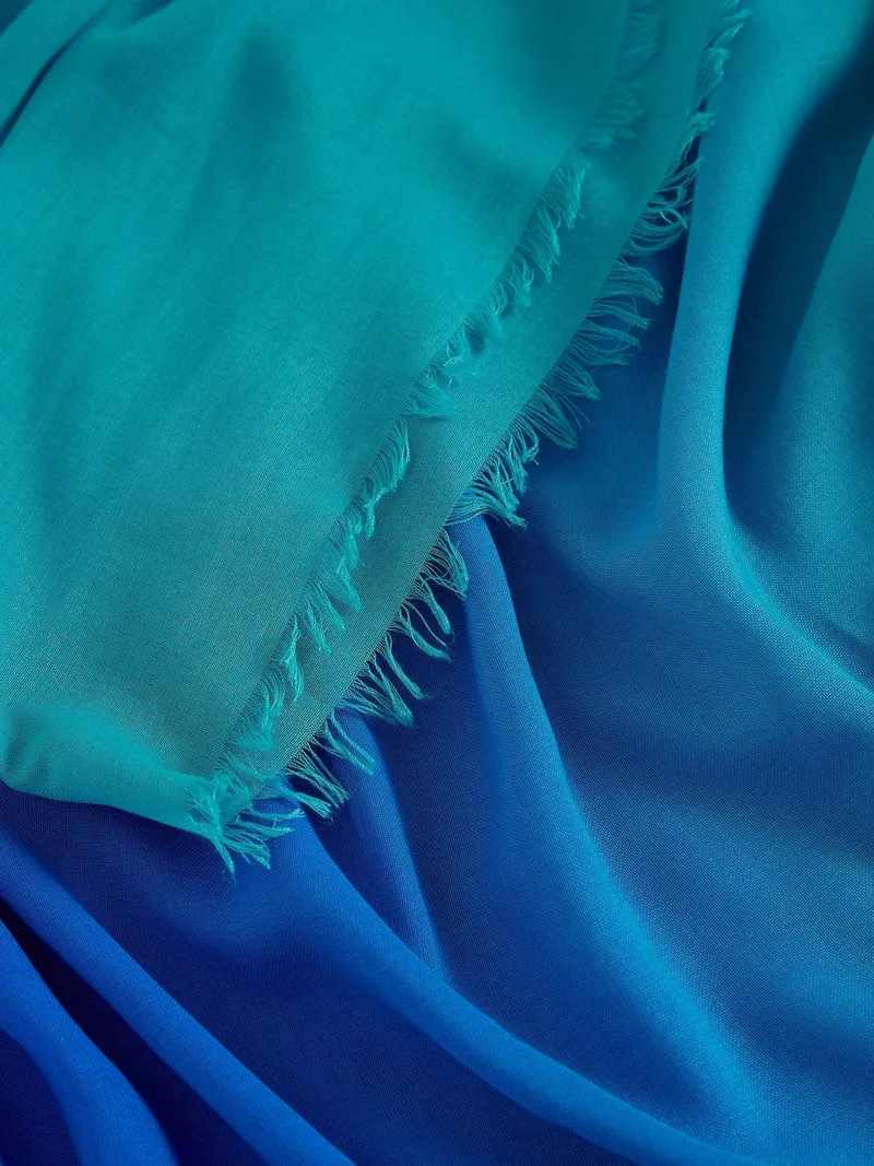 White Stuff Oversized Schal Penny - Einheitsgröße, Leuchtend blau, – Produktbild 2 von 3