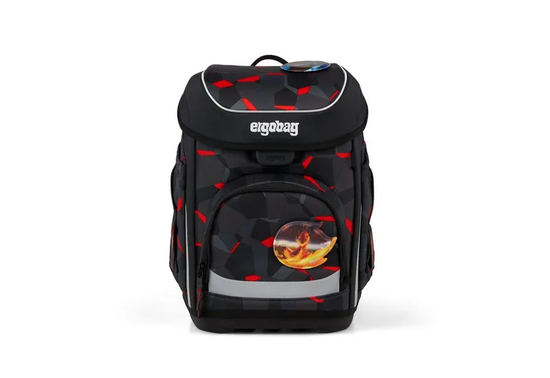 Ergobag Ergobag Schulranzen Schulranzen-Set CUBO TaekBärdo 5-teilig, 25/26 (5-teilig), ergonomisch, höhenverstellbar, Your-Size-System, ab 1. Klasse, Schwarz, – Produktbild 3 von 8