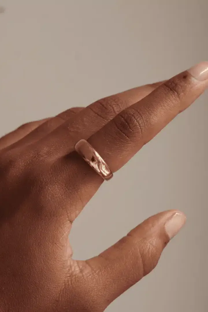 Bound Studios Bound Studios Damen vegan Ring Der Harper 18k Gold Vermeil, Gold, – Produktbild 2 von 2