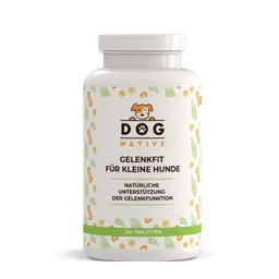 Dog-Native Dog-Native GelenkFit Tabletten für kleine Hunde, natürliches Gelenk Fit mit Grünlippmuschel, MSM, Kollagen & Chondroitin für Gelenke & Knochen, 250... – Produktbild 1 von 1