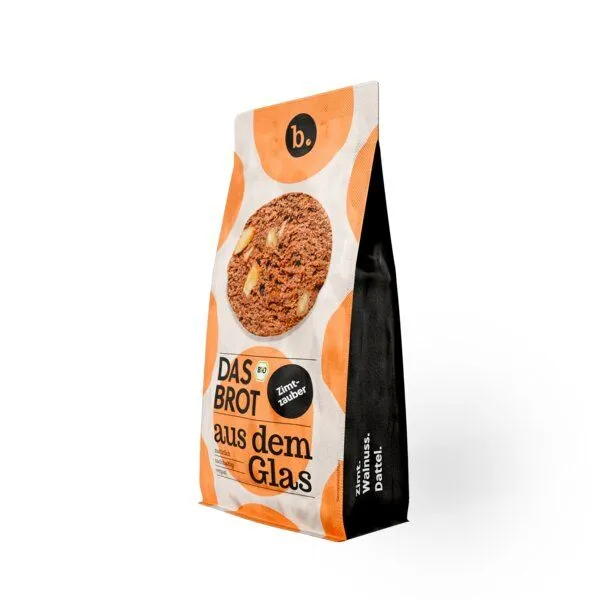 brotstoff brotstoff Backmischung im Glas "Das Brot aus dem Glas" Bio-Zimtzauber – Produktbild 2 von 5